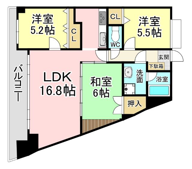 ニューガイア四季彩の丘 間取り図画像