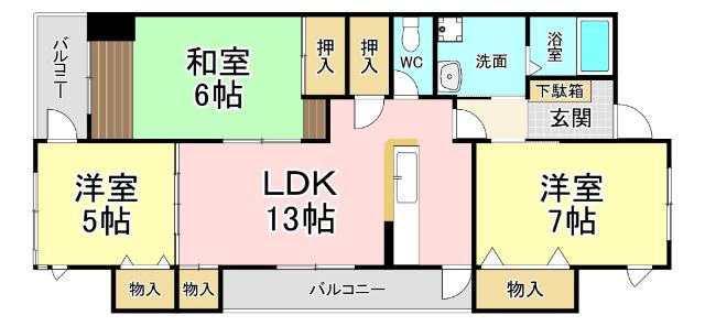 レリディアンス・ビューマ 間取り図画像