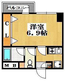 ピュアドームフローリオ博多（806） 間取り図画像