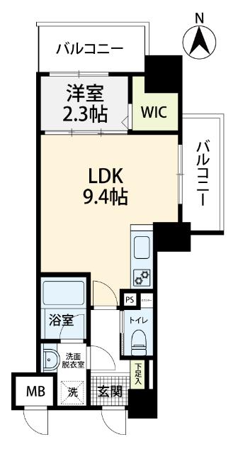 ノア吉塚（402） 間取り図画像