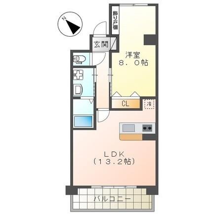 Gran Cenote M（ｸﾞﾗﾝｾﾉｰﾃｴﾑ）（501） 間取り図画像