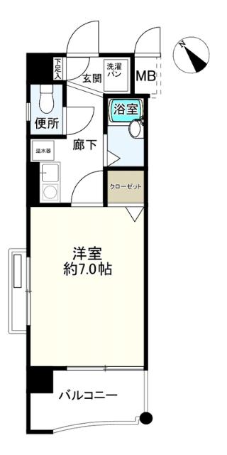ライオンズマンション大博通り（501） 間取り図画像