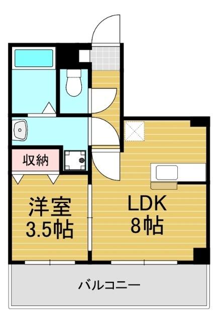 リバティ神屋（801） 間取り図画像