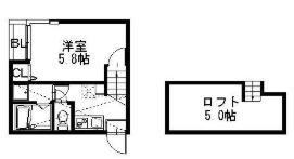 プリマヴェーラ博多（201） 間取り図画像