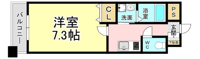 Plaisir(ﾌﾟﾚｼﾞｰﾙ) 間取り図画像