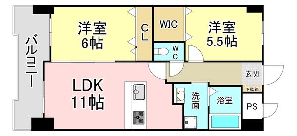 VERDE大手町 間取り図画像