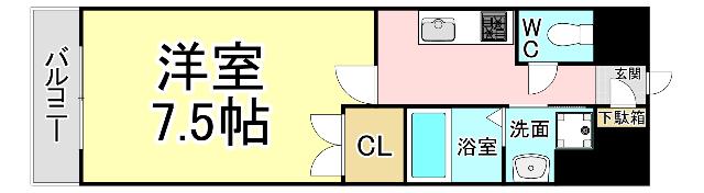 リファレンス小倉駅前 間取り図画像