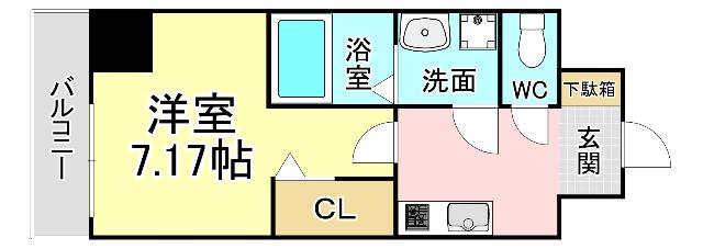 ALiSS歯科大前 間取り図画像