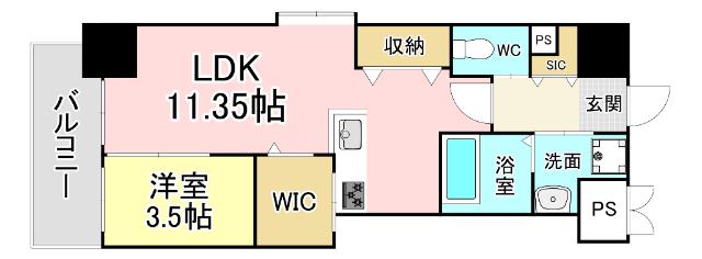 スマート大手町 間取り図画像
