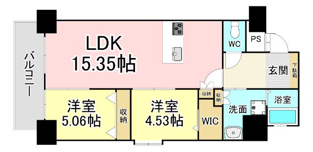 スマート大手町 間取り図画像