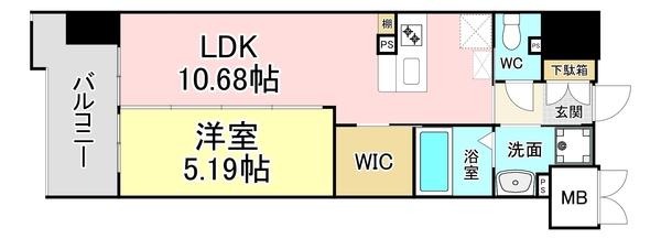 ウイングス西小倉 間取り図画像