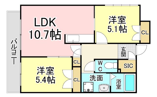 REZIA小倉 間取り図画像