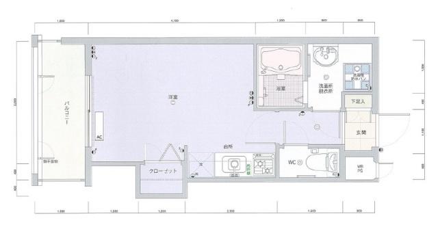 ピュアドーム博多ルネサンス（303） 間取り図画像