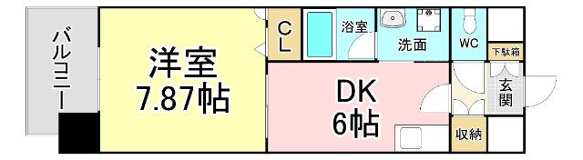 ギャラン吉野町 間取り図画像