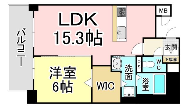 Mys Casetta Kokura 間取り図画像