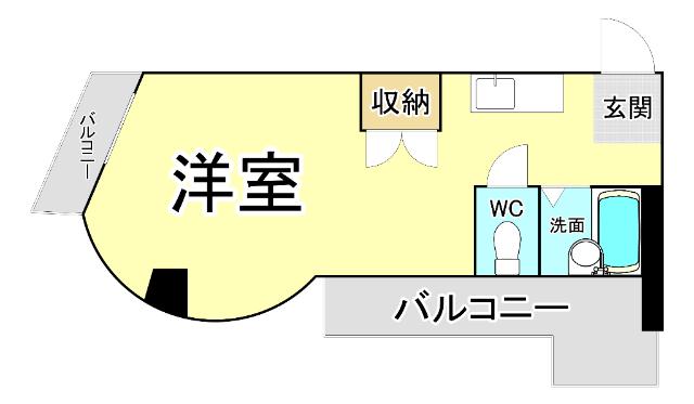 Ｋ−２西小倉ビル 間取り図画像