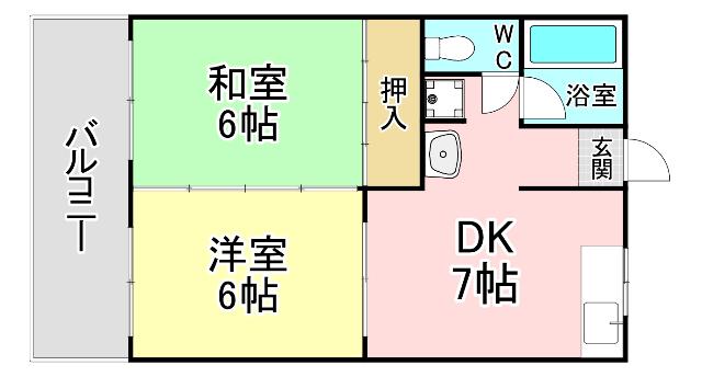 コーポ佐野 間取り図画像