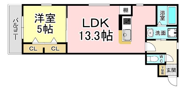 シャンテ・ベルジュ 間取り図画像