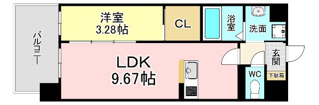 KSK南小倉コアプレイス 間取り図画像