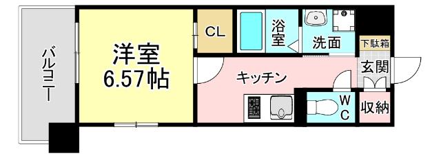 KSK南小倉コアプレイス 間取り図画像