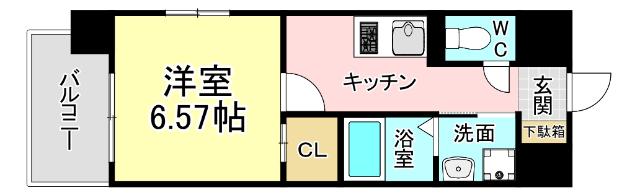 KSK南小倉コアプレイス 間取り図画像