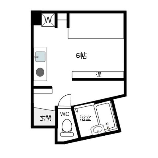グローリーハイツ吉塚（501） 間取り図画像