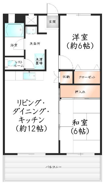 第15博多南IR BLD（502） 間取り図画像