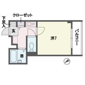 OAK VILLA HAKATA 28th（302） 間取り図画像