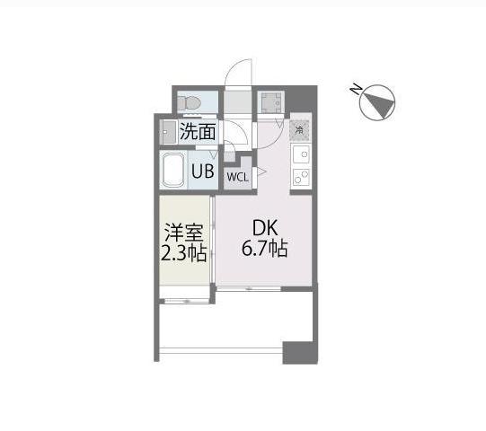 アルティザ博多南リバーフロント（702） 間取り図画像