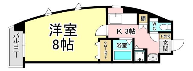 ウィークスＭ・ＯＮＥ 間取り図画像