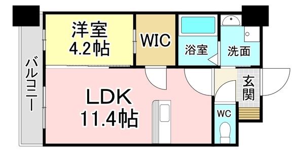ギャラン竪町 間取り図画像