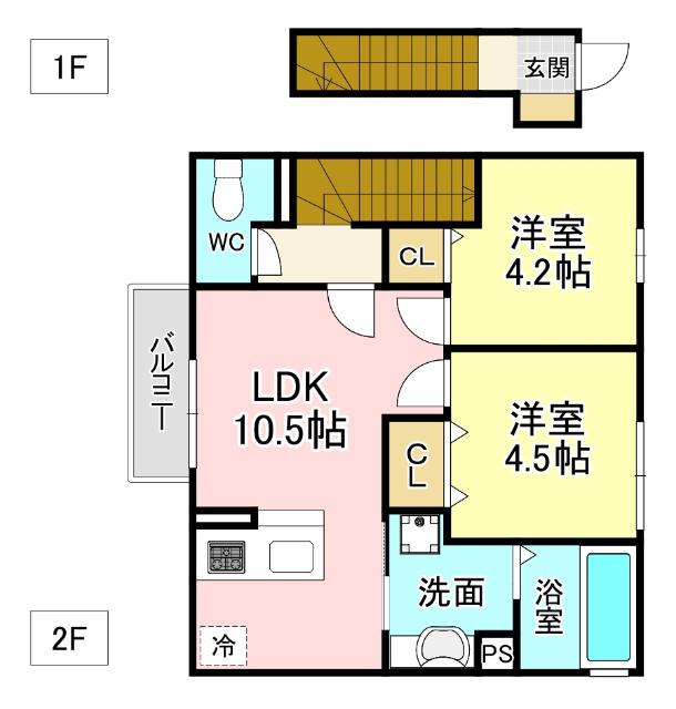 Grand SoleilA棟 間取り図画像