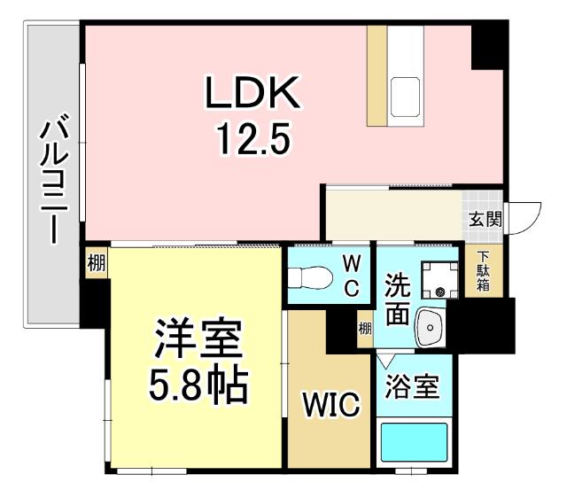 ウイングス戸畑 間取り図画像