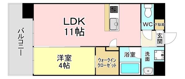 ベレッツァ門司 間取り図画像