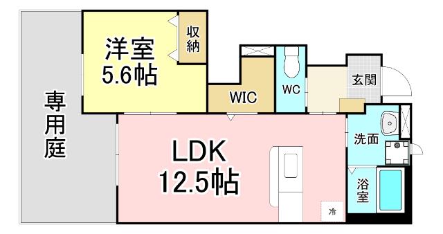フラワーヒルズ 間取り図画像