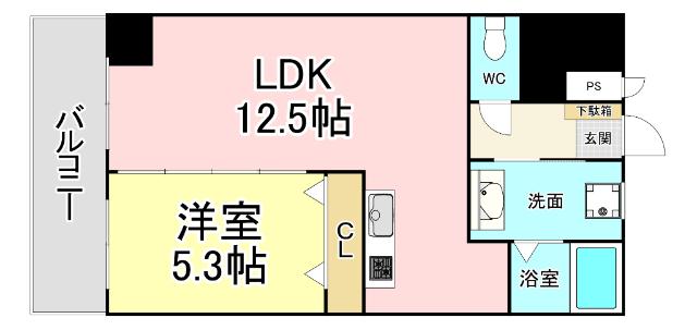 LE GRAND BLEU QUATRE 間取り図画像