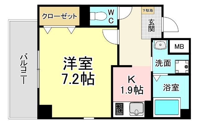 クリス戸ノ上 間取り図画像