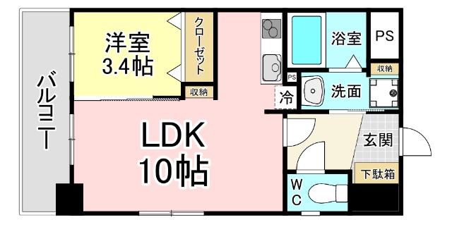 LE GRAND BLEU DEUX 間取り図画像