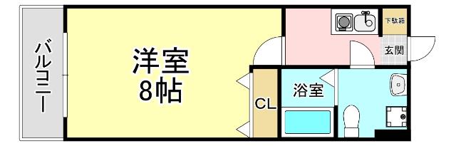 ハイコート浅野 間取り図画像