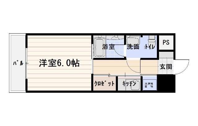 スパークリングタワー西門橋（205） 間取り図画像