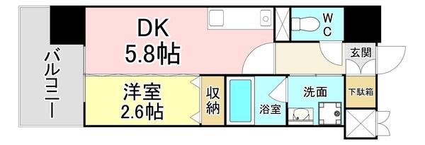 デザイナーズ・ザ・レトロ 間取り図画像