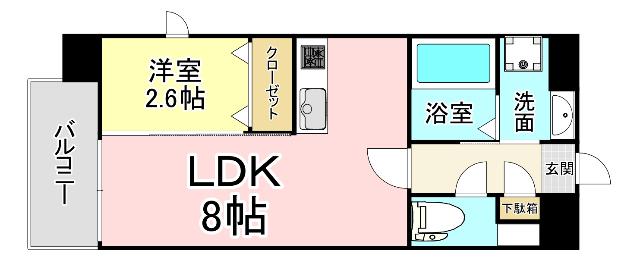 U's Residence 門司港オーシャンテラス 間取り図画像