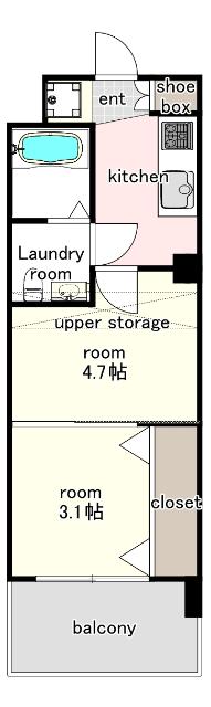 No.70 HARBOR SOUTH TOWER（1103） 間取り図画像