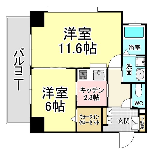 アイランドコート別院（802） 間取り図画像