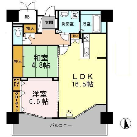 アムシュトラーセ（703） 間取り図画像