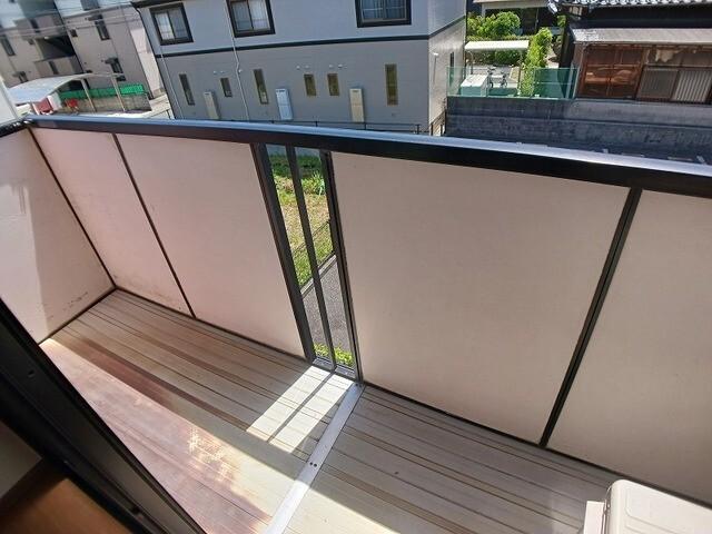 北九州市小倉南区南方アパート バルコニー