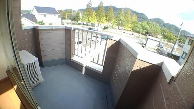 北九州市小倉南区徳吉西アパート バルコニー