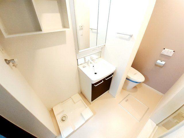 北九州市小倉南区北方アパート 洗面