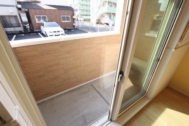 北九州市小倉南区沼本町アパート バルコニー