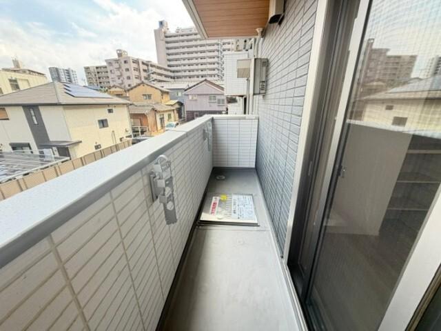 北九州市小倉北区高峰町アパート バルコニー